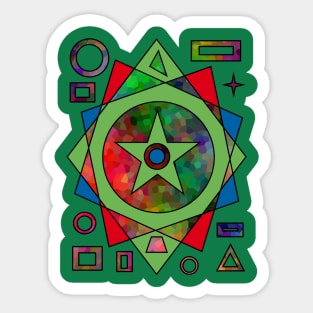 Star Design Sticker